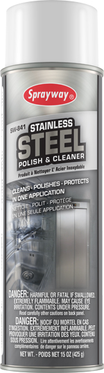 Sprayway Inc Stainless Steel Polish & Cleaner 20 oz